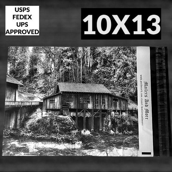 25 10X13 Poly Mailers Vintage Cedar Creek Grist Mill WA PRICE IS FIRM Fall - Picture 8 of 8
